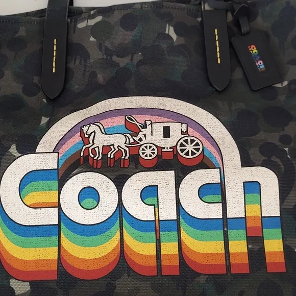 Coach Recycled Canvas Tote - Picture 2 of 4